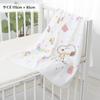Nishikawa Snoopy Baby Towel Polka Dot Made In WR52240000 Blanket, 85x115cm, Washable, 100% Cotton, Pattern, Japan, White,
