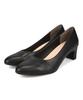 Round-toe Mid-heel Cushioned Pumps for Easy Walking. Ideal for Job Hunting, Business, Formal Occasions, and Commuting. R-3005
