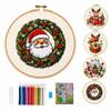 Christmas Cross Wall Decor for Living Room Fireplace Mantel Holiday Home Hanging Ornament