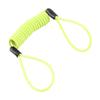 Motorcycle Brake Lock Cable, 3.5 MM Wheel Lock Disc Reminder Bike Spring Reminder Cable (120CM Extend Length) for Motorcycles, Electric Cars, Bike, S