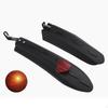 Bicycle Mudguard Front Rear Set, with Light Mud Flap, for Outdoor,