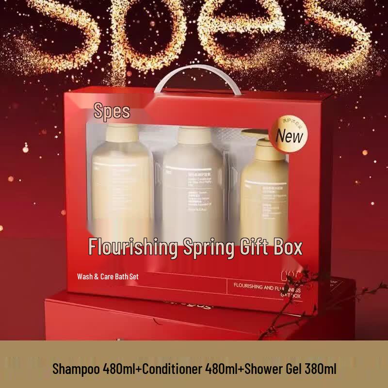 Spes Vigorous Growth Protein Smoothing Hair Care Spring Set