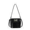 Stylish Small Square Bag 2024 New Summer Fresh Shoulder Bag For Women Chic Black