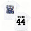 2026 Off Campus Graham 44 T-shirts Briar University Hockey T-shirt Men Women Clothing Fashion Cotton Short Sleeve T Shirts Streetwear Casual Tee Top