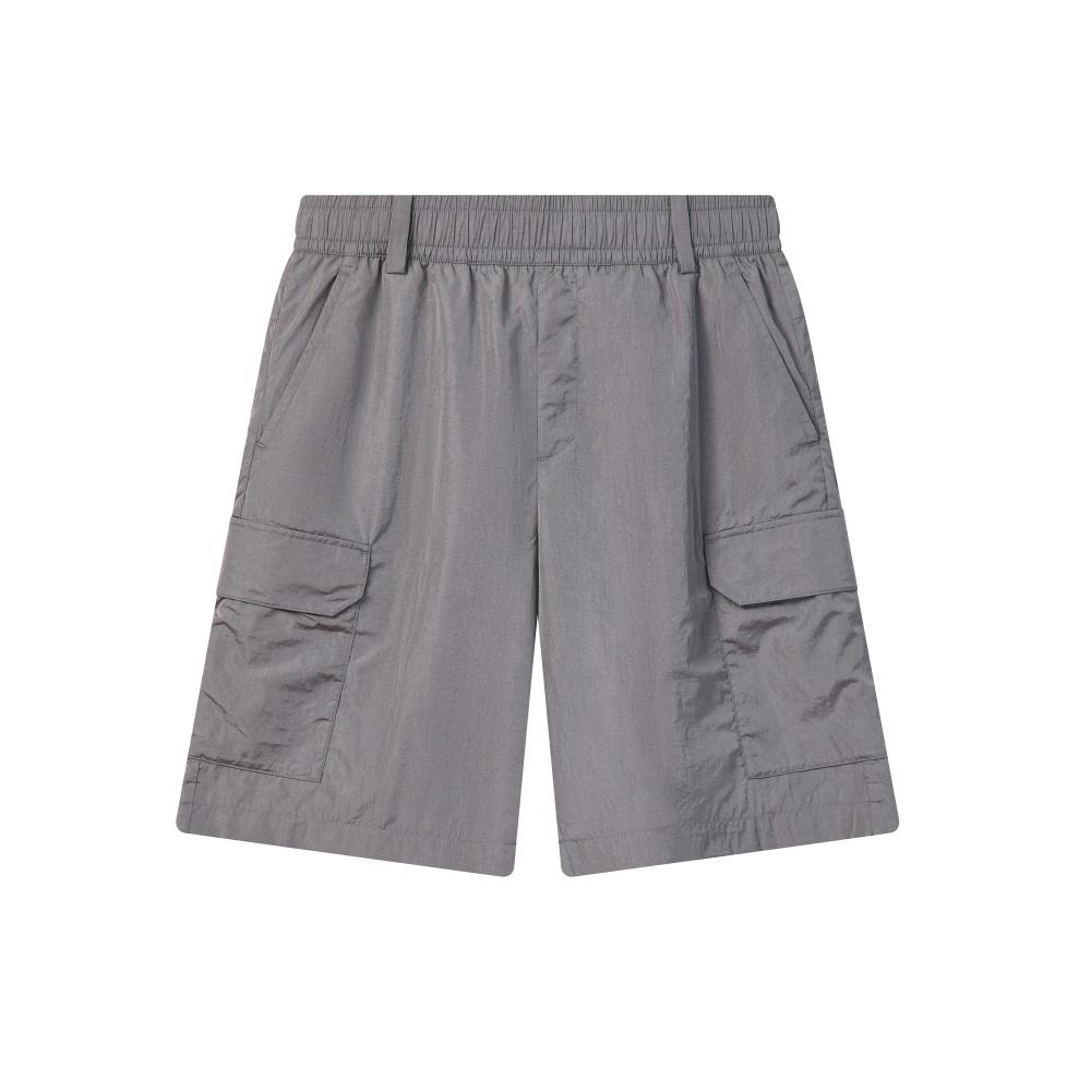 FILA Heritage Classic Workwear Versatile Woven Casual Shorts Men shorts Cloudy-Gray F11M628811FDY M