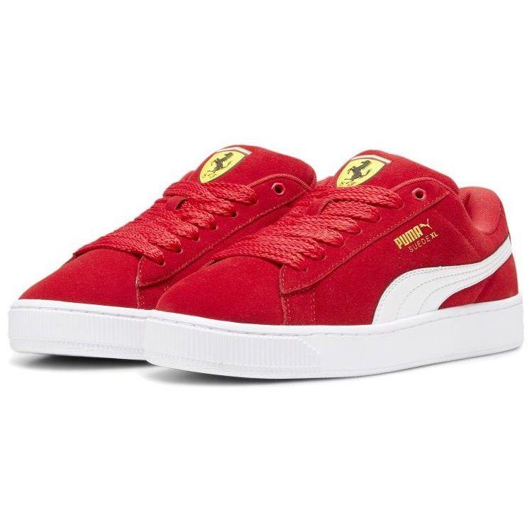 Puma Scuderia Ferrari x Suede XL Rød Hvit Unisex Sneakers Rød 308220-02