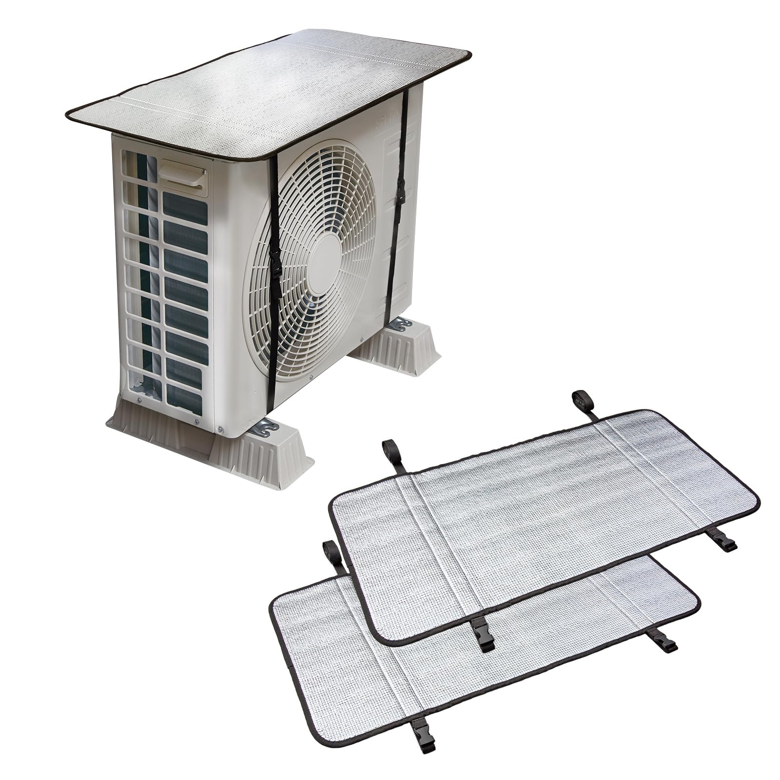 

Comolife Air Conditioner Outdoor Unit Heat Shield Set of Air Conditioner Outdoor Unit Heat Sunshade Sheet, 2, Cover, Shield,