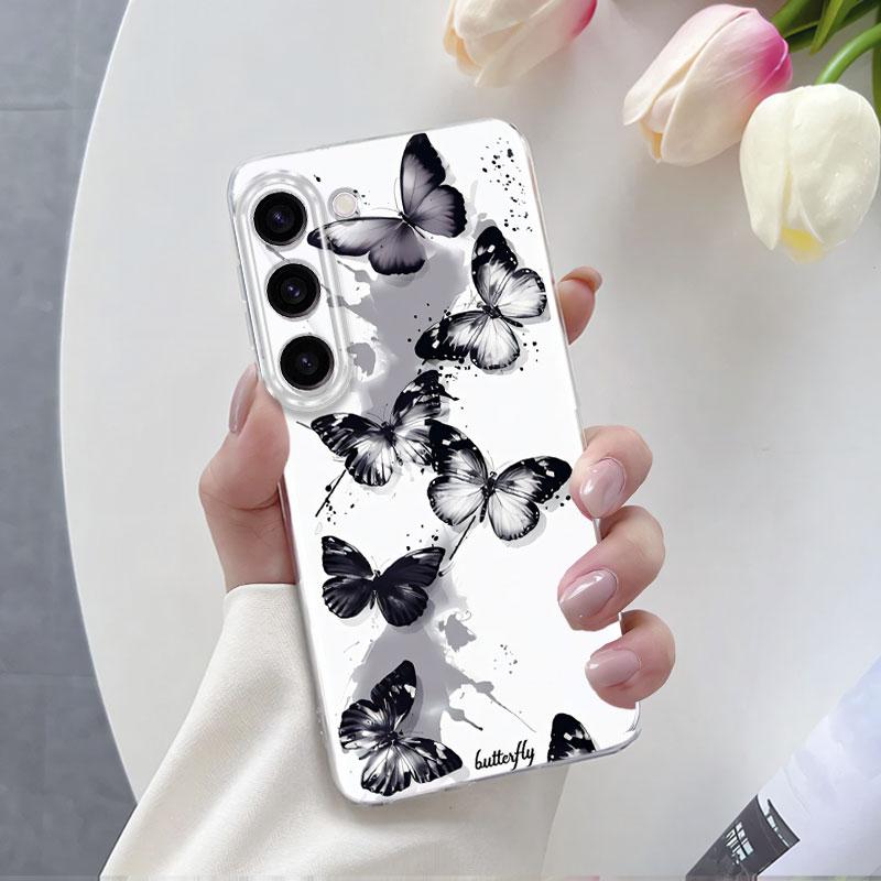 For Samsung S23 Plus S23 Ultra Case Luxury Phone Case For Samsung GalaxyS23 S23 FE Marble Clear Soft Silicone Protective Cover