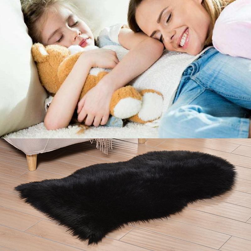 Fur Fluffy Faux Sheepskin Rug Living Room Bedroom Floor Carpet Rugs Home Decor