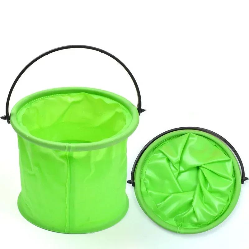 Beach Sand Toy Play Bucket Toy Folding Collapsible Bucket Gardening Tool Outdoor Sand Pool Play Tool Toy Kids Summer Favor