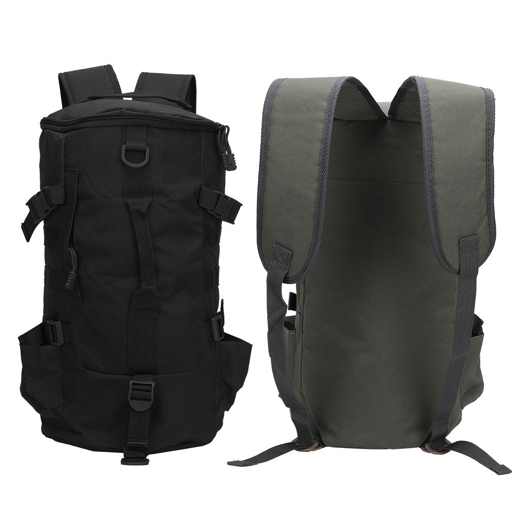 Angelzubehör Rucksack Große Kapazität Tragbare Zylindrische Angelrutentasche mit Rutenhalter