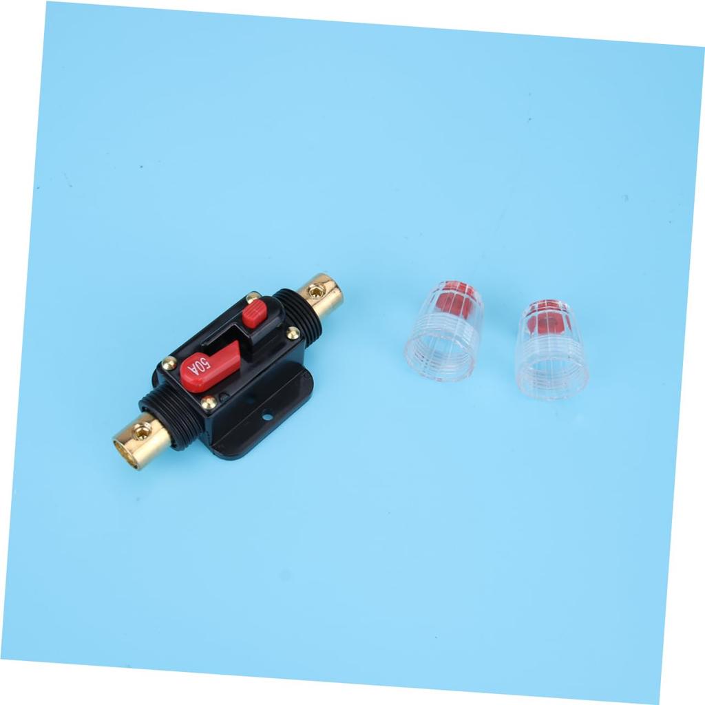 COSMEVIVI Circuit Breaker Reset Fuse Holder Reset Fuse Circuit Breaker Reset Fuse 60a Circuit Breaker Fuse