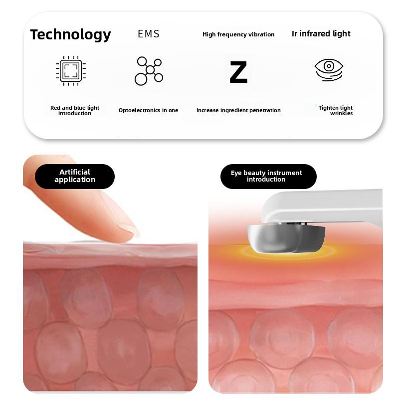 Eye Beauty Instrument, Eye Massager, Ice Hot Compress, Fade Wrinkles and Fine Lines, Protect Dark Circles, Eye Cream, Introduce Eye Beauty Instrument