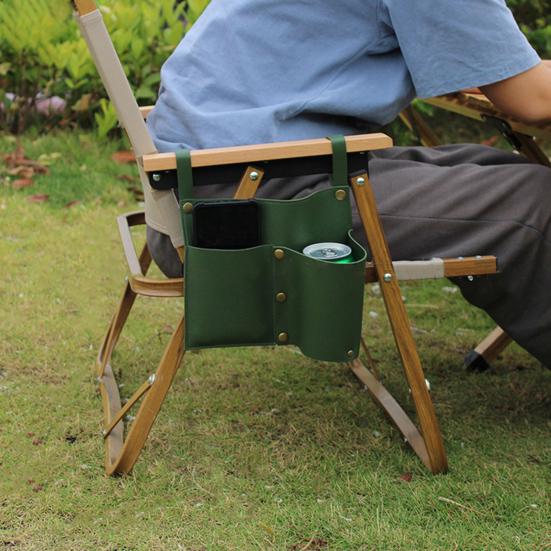 Verschleißfester Stuhl-Aufbewahrungs-Organizer mit Umhängeband. Praktische multifunktionale seitliche Hängetasche für Outdoor-Artikel