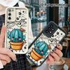 Phone Case: 2D flat, suitable for Samsung Galaxy A34 A35 M05 M06 S20 S22 S21 FE Plus 5G protective cases, potted cactus, perfect Christmas and Hallowe