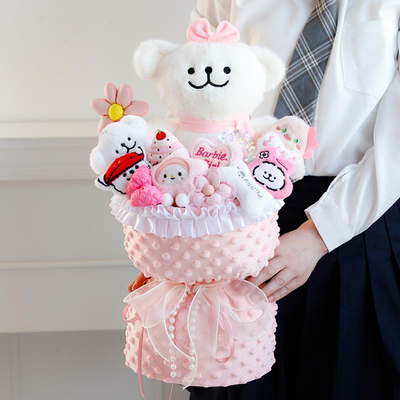 

Stellalou Doll Plush Bouquet for Girls Birthday - Ideal Gift for 10-Year-Olds and Classmates with a Touch of Ceremony