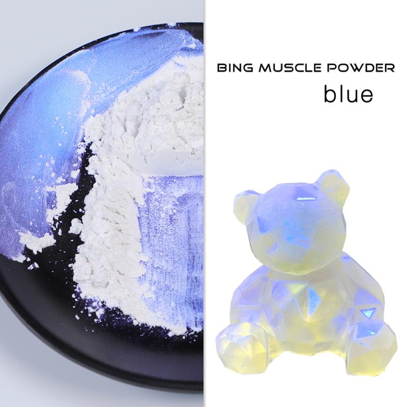 Glitter Powder Nails Highlighter Powder for Nail Art Gel Polish Mermaid Unicorn Face Powder Manicure Pigment Glitter
