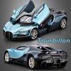 1:24 Scale Tourbillon Revuelto Diecast Model Toys Cars Doors Opened Sound Light Pull Back Miniature Models Kids Birthday Present