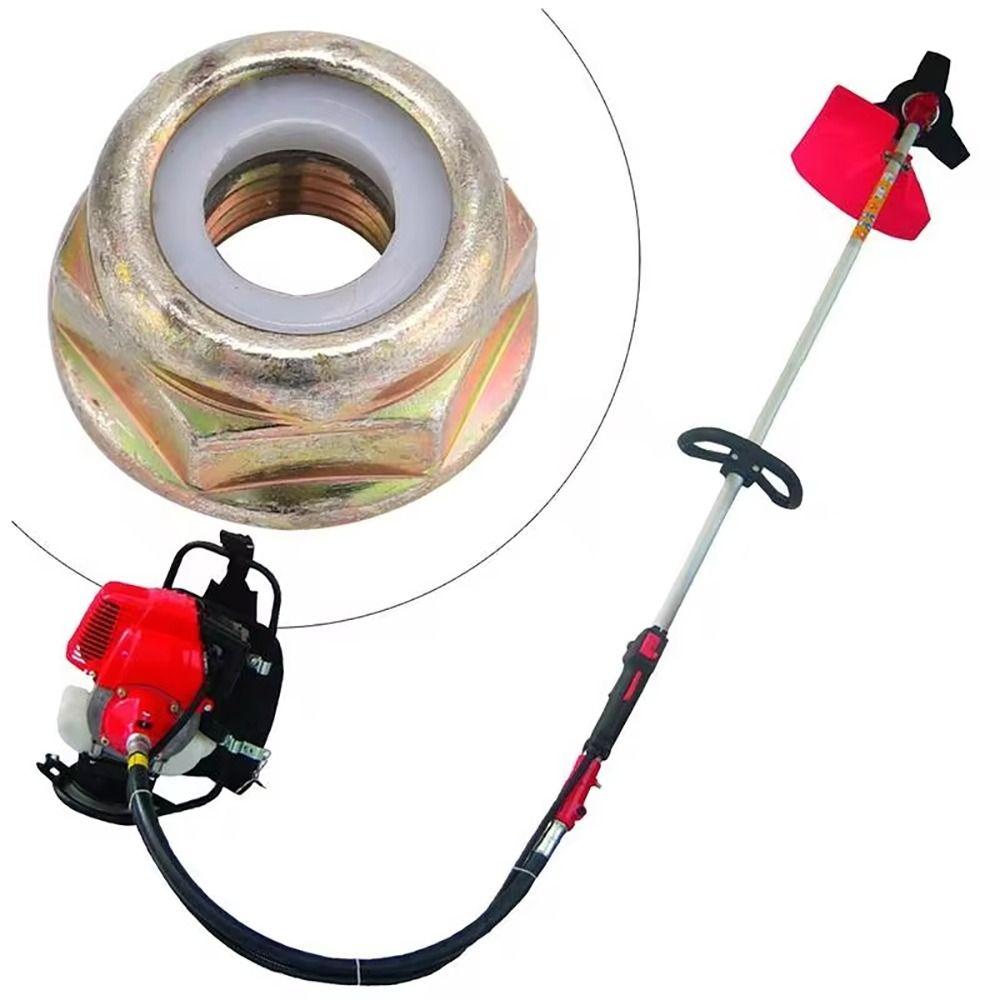 4/8Pcs Universal Brushcutter Nuts Grass Trimming Tools Lawn Mowers Accessory Reverse Screw Nut