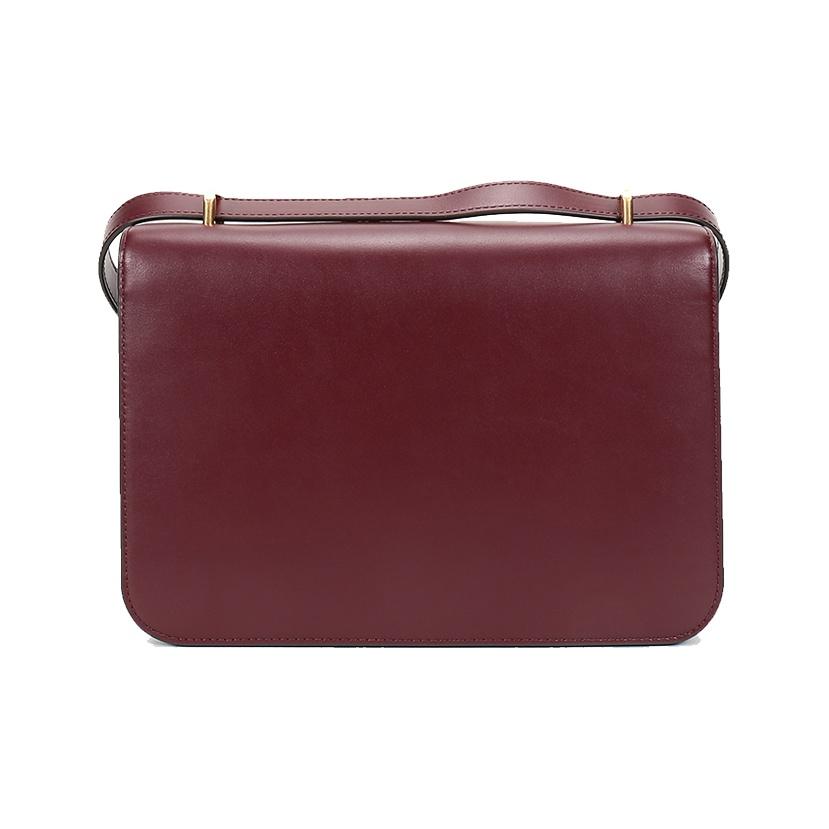 Tory Burch TB Eleanor Fashion Trend Bag Flap Closure Leather Crossbody Shoulder Bag Women Bags Burgundy 75003-639