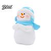 Durable Resin Craft Supplies Mini Snowman Figurine, Christmas Skiing Dolls, Small Desktop Car Miniature Figurines Dashboard Figurines, Micro Landscape
