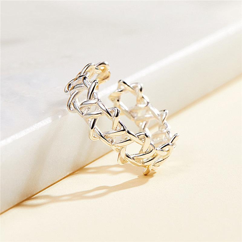 Christmas Gift Hexagram Star Ring - Simple, Cute Woven Ring for Women