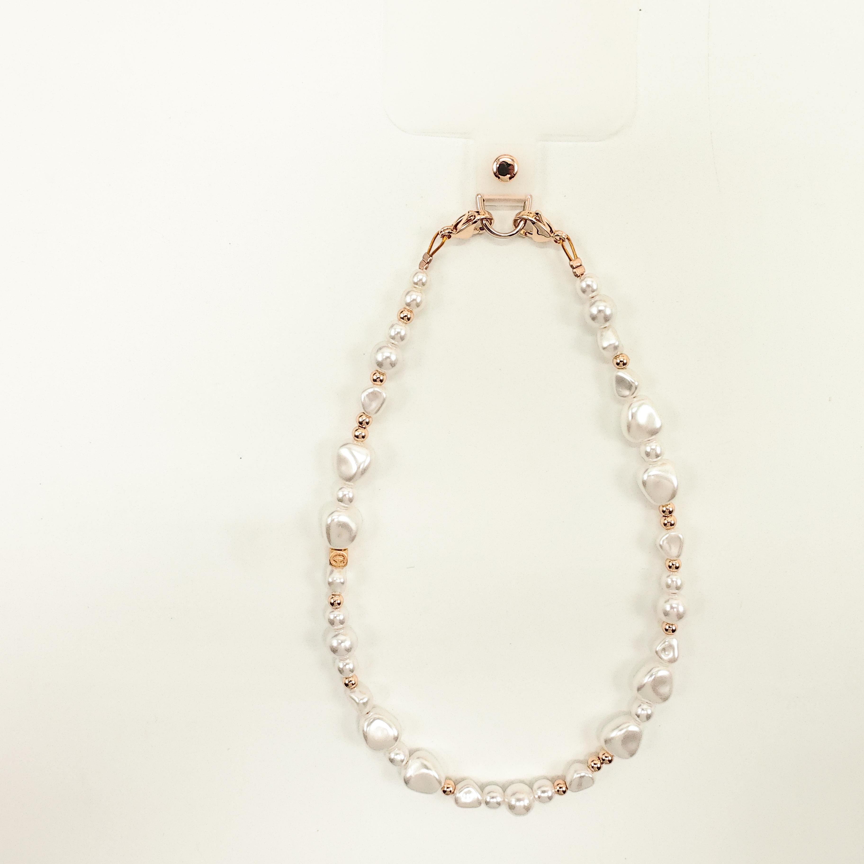 High Quality Beads Phone Case Chain Charm Phone Chain Fashionable Colorful Mobile Phone Accessories Marble чистый