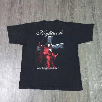 Maglietta Unisex Nightwish Band Your Death Saved Me per Adulti in Cotone UB089