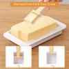 Sealed Butter Dish with Lid Cutter, Suitable for Countertop and Refrigerator Storage