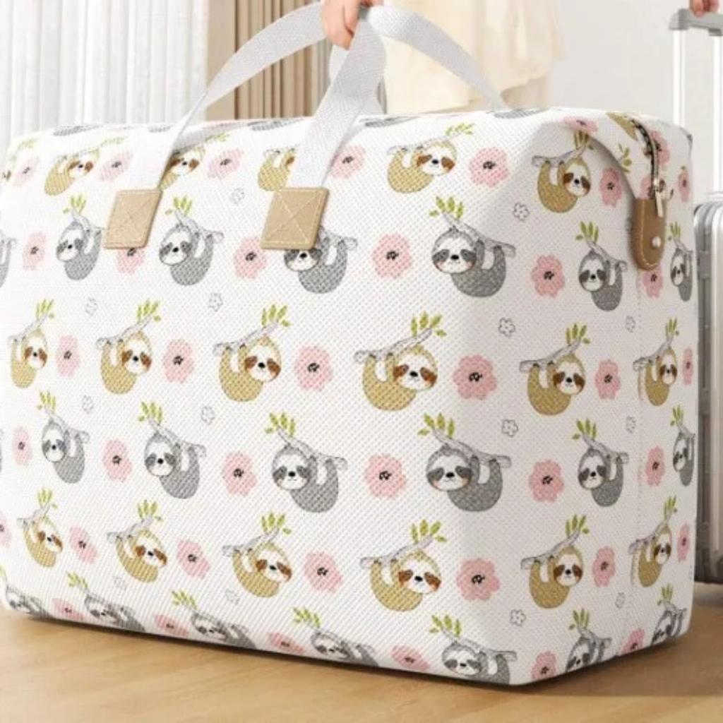 1PC Clothing Blanket Organizer Bag Luggage Bag Widened Reinforced Handle Foldable Organizer Suitable designed for Household Company Travel