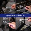 WORKPRO Socket Wrench Set with Ratchet Hex Ratchet and Tool Holder for and Machine Inspection and Maintenance 12-Piece Wrench, 6.35mm Drive, Sockets,