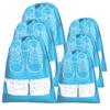 8/6Pcs Travel Organizer Set Folding Storage Bags Wardrobe Cube Suitcase Packing Luggage for Clothes & Shoes