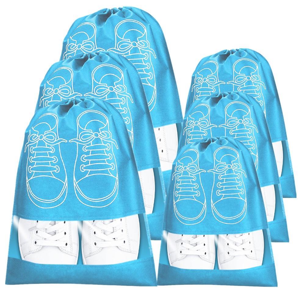 8/6Pcs Travel Organizer Set Folding Storage Bags Wardrobe Cube Suitcase Packing Luggage for Clothes & Shoes
