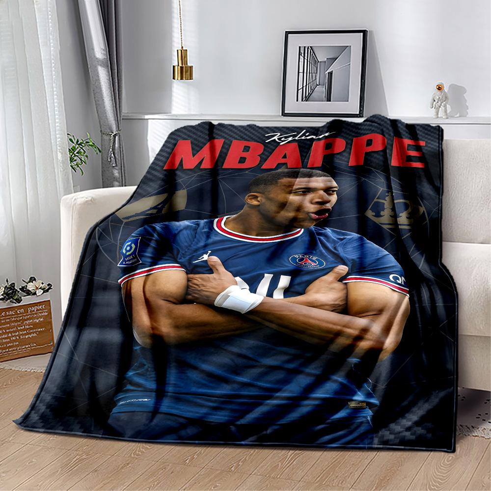 Mbappe 23 Blanket Durable Comfort Suitable for Office Couch Sofa Four Seasons Multipurpose Stylish Decor Gifts For Family Or Friends