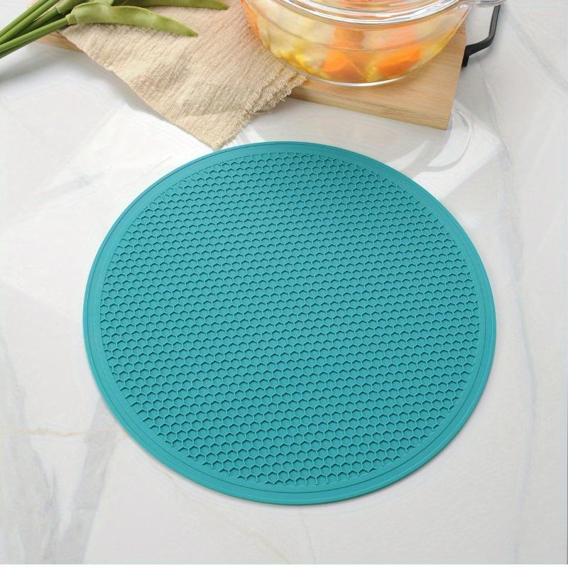 1/4PCS Round Placemats Restaurant Hollow Decoration Meal Mat Anti-hot Dining Table Line Mat Steak Plate Pad