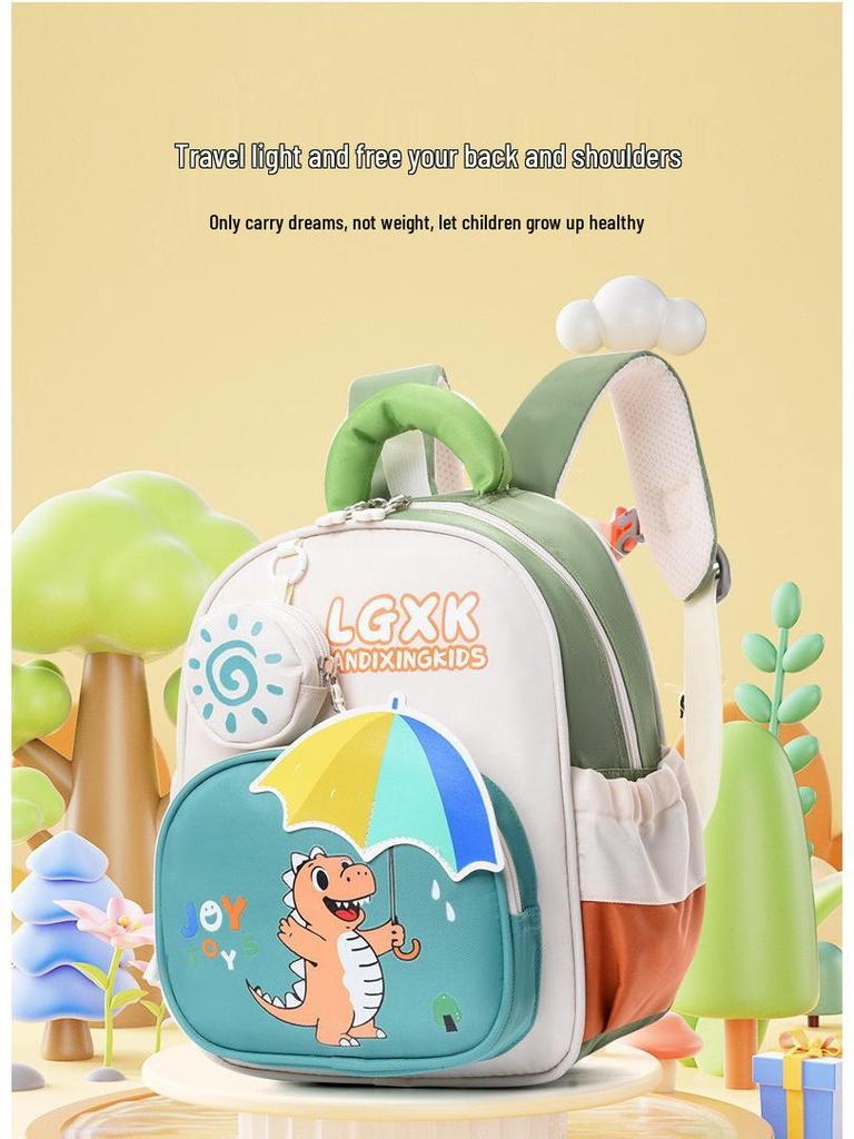 Cartoon Kindergartenrucksack für 4-6-Jährige | Jungen- & Mädchenschultasche