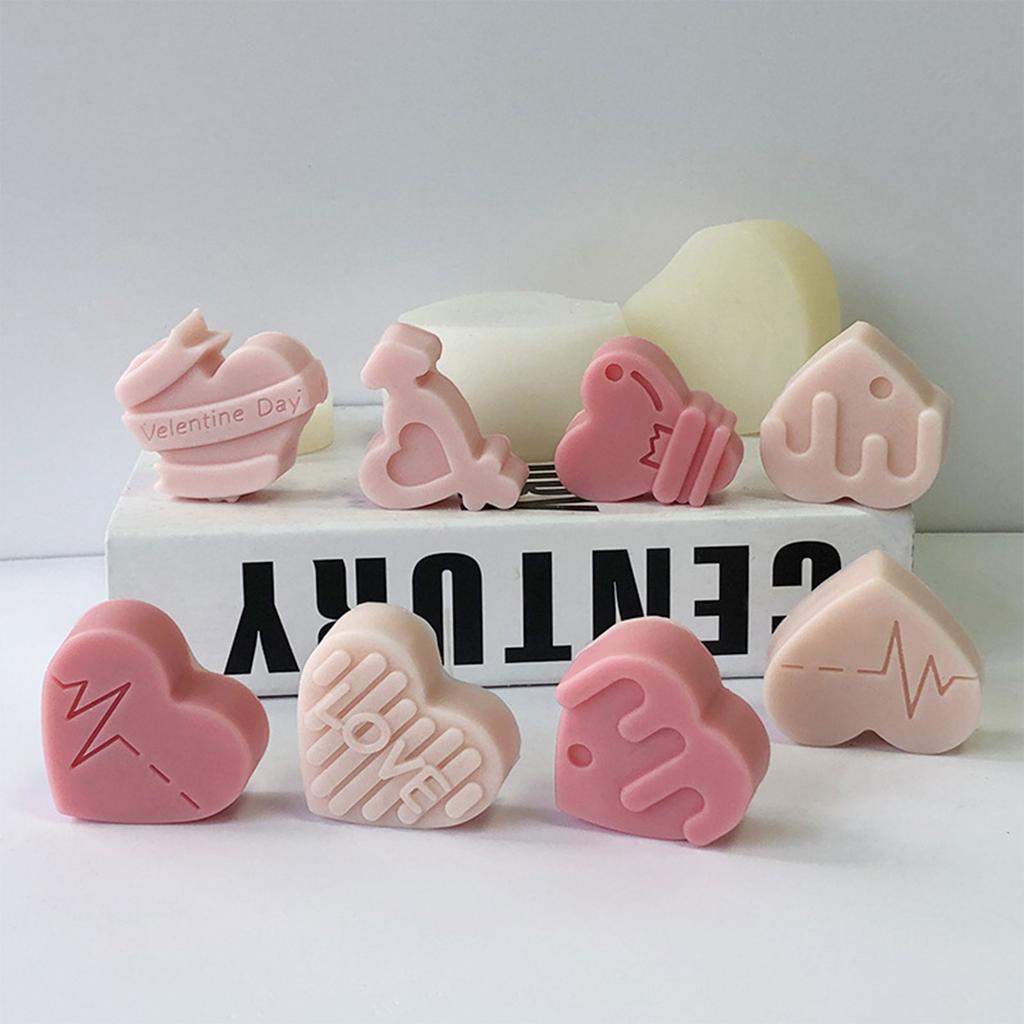 DIY odlévací forma Geometrické formy na svíčky Silikonová řemeslná forma Přívěsek 3D geometrická forma na svíčky Formy na dekorace svíček