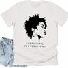 Black Power Black Girl Graphic T-Shirt Afro Woman Afro Girl Magic Tops