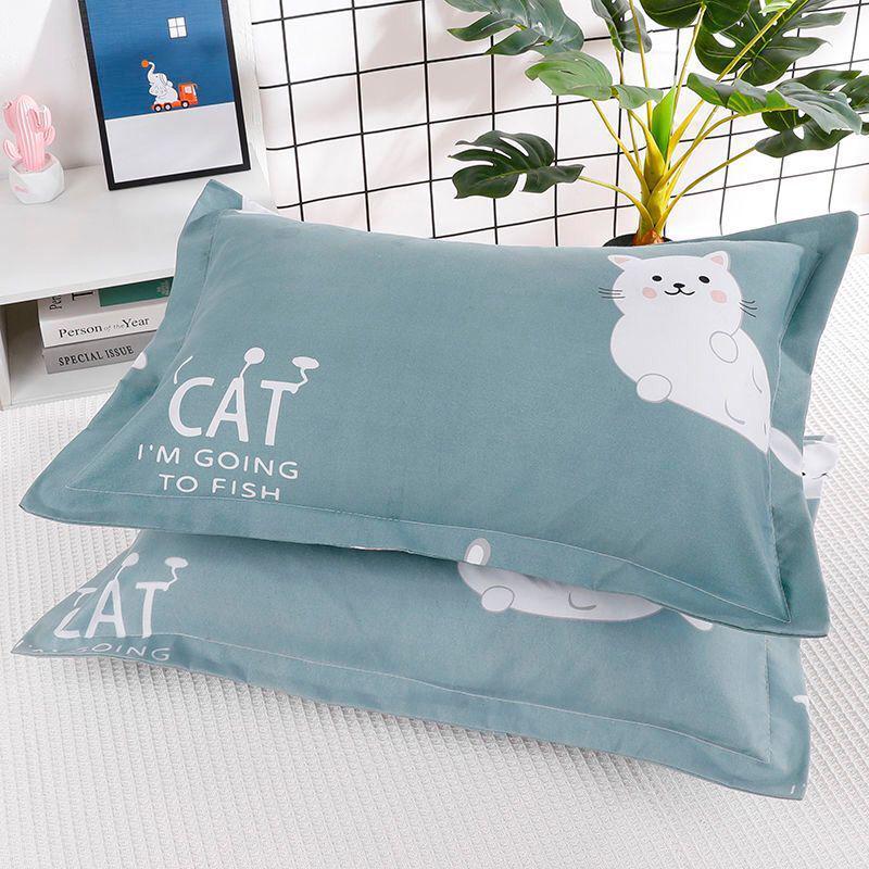 Single Pillow Set: Includes Removable & Washable Pillowcase, Perfect for Student & Adult Neck Support
