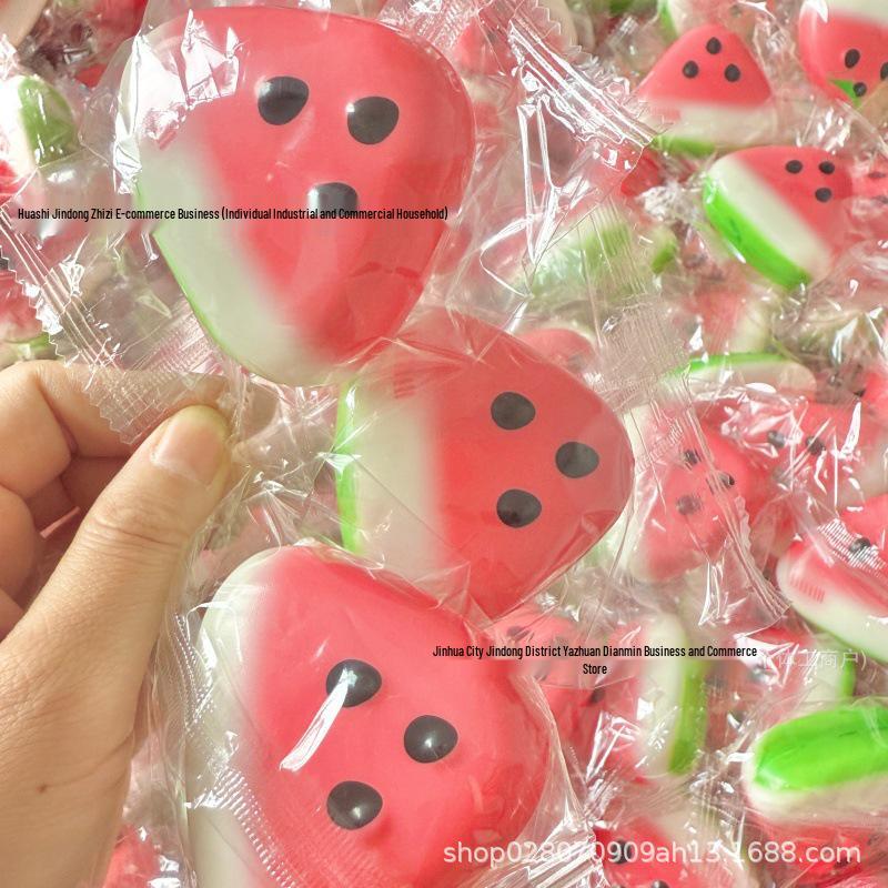 New Summer Watermelon Squeeze Toy - Slow Rebound, Stress Relief, Edible Appearance