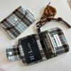 Zipper Purse Mini Cash Wallet Korean Style Cloth Envelope Wallets Retro Plaid Coin Purse  Women