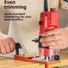 Professional Flush Trim Router Bit For Circular Milling And Beveling Featuring Quick Positioning Design Ergonomic Handle Stainless Steel Base Plate