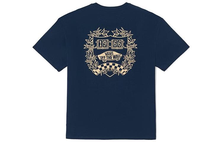 Vans Drop Shoulder Sleeve T-Shirt Unisex Dark Blue VN0008ZULKZ XL