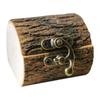 Creative Ring Box Wooden Handmade Crafts Rustic Jewelry Storage Holder Personalized Ring Bearer Box Wedding Gifts