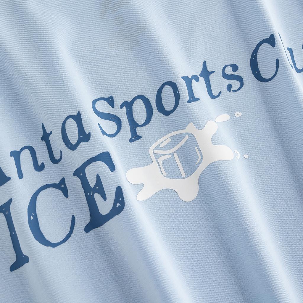 Anta Loose Fit Knitted T-Shirt Summer 2026 Unisex Tops Sky-Blue 972628119-2