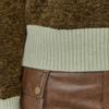 Color Matching Round Neck Crop Knit Zc11qk058on
