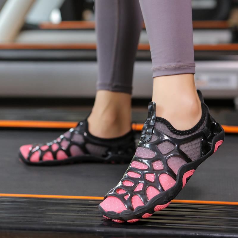 Men Women's Indoor Fitness Shoes Pro Treadmill Shoes Pilates Yoga Jump Rope Shoes Breathable Outdoor Quick Dry Water Shoes