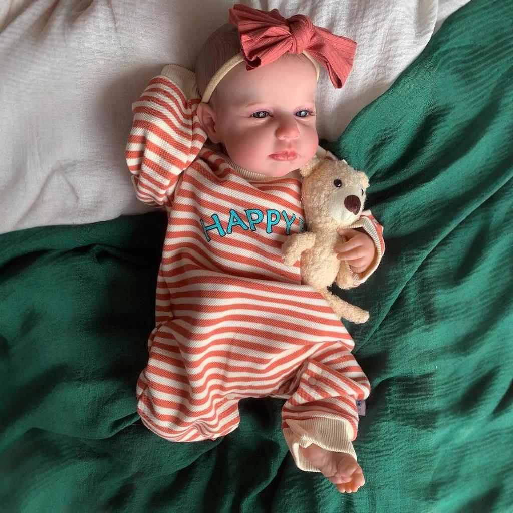 49cm Realistic Reborn Baby Doll Loulou - Adorable Collectible