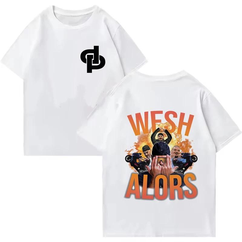 New Jul DP Summer Maillot Fashion Printed Unisexs Shirts High Street Y2K Shirts Unisex Trend Cotton Fashion Oversized Tshirt