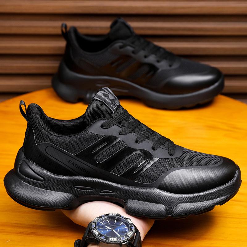 Men's Autumn/Winter 2025 Soft Sole Non-Slip Running Shoes - Wear-Resistant Sports Casual for Outdoor